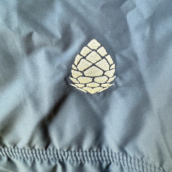 STIO East Butte Hooded Puffer Jacket Cropped Gorpcore Blue Insulated Oversized M - Picture 5 of 7